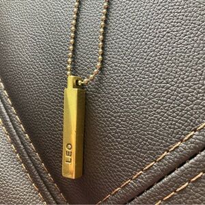 INK + ALLOY Leo Zodiac Gold Necklace